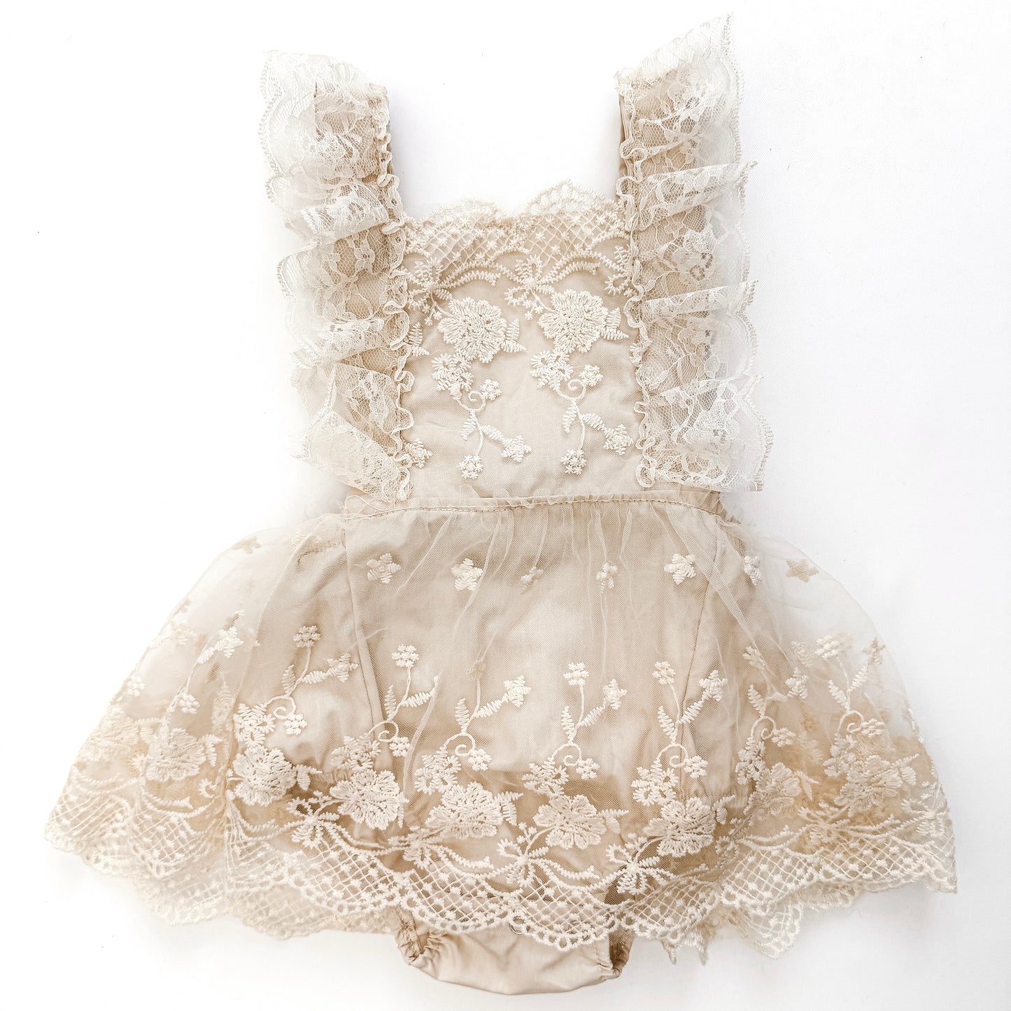 BEIGE ROMPER