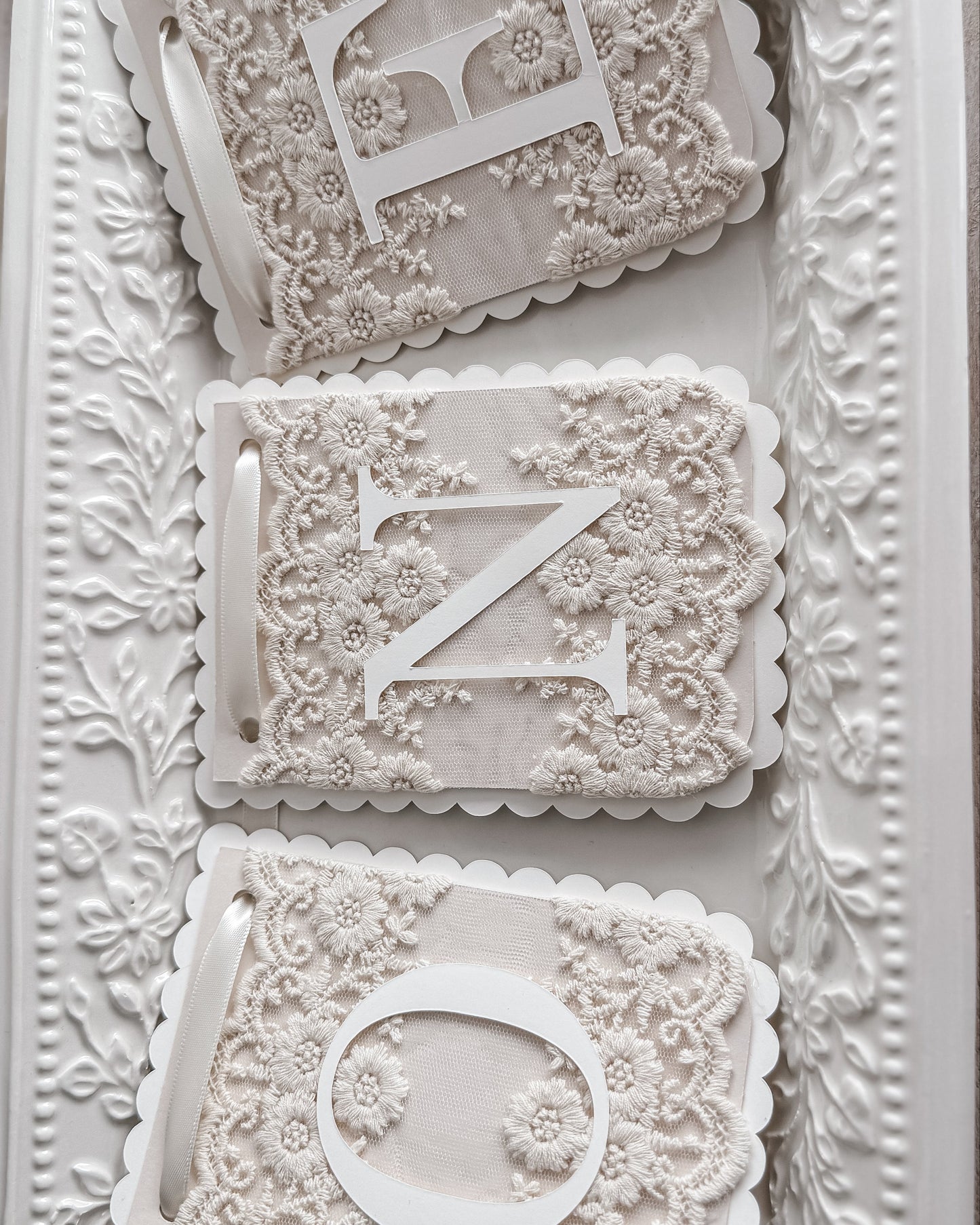 LACE BIRTHDAY BANNER