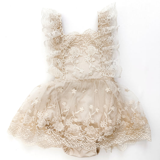 BEIGE ROMPER