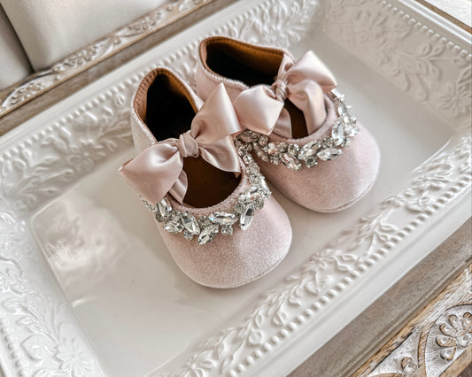 BLUSH CRYSTAL SHOES